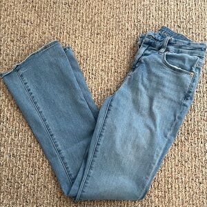 American Eagle Outfitters Curvy Hi Rise Skinny Boot Cut Jeans